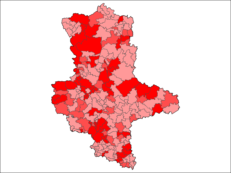 Anteil Stimmen - SPD
